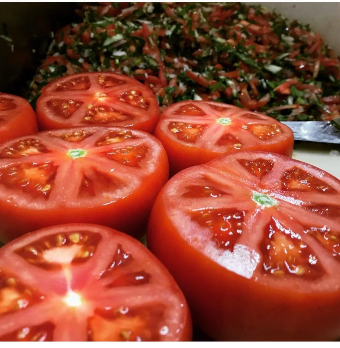 Vine tomatoes & mezze