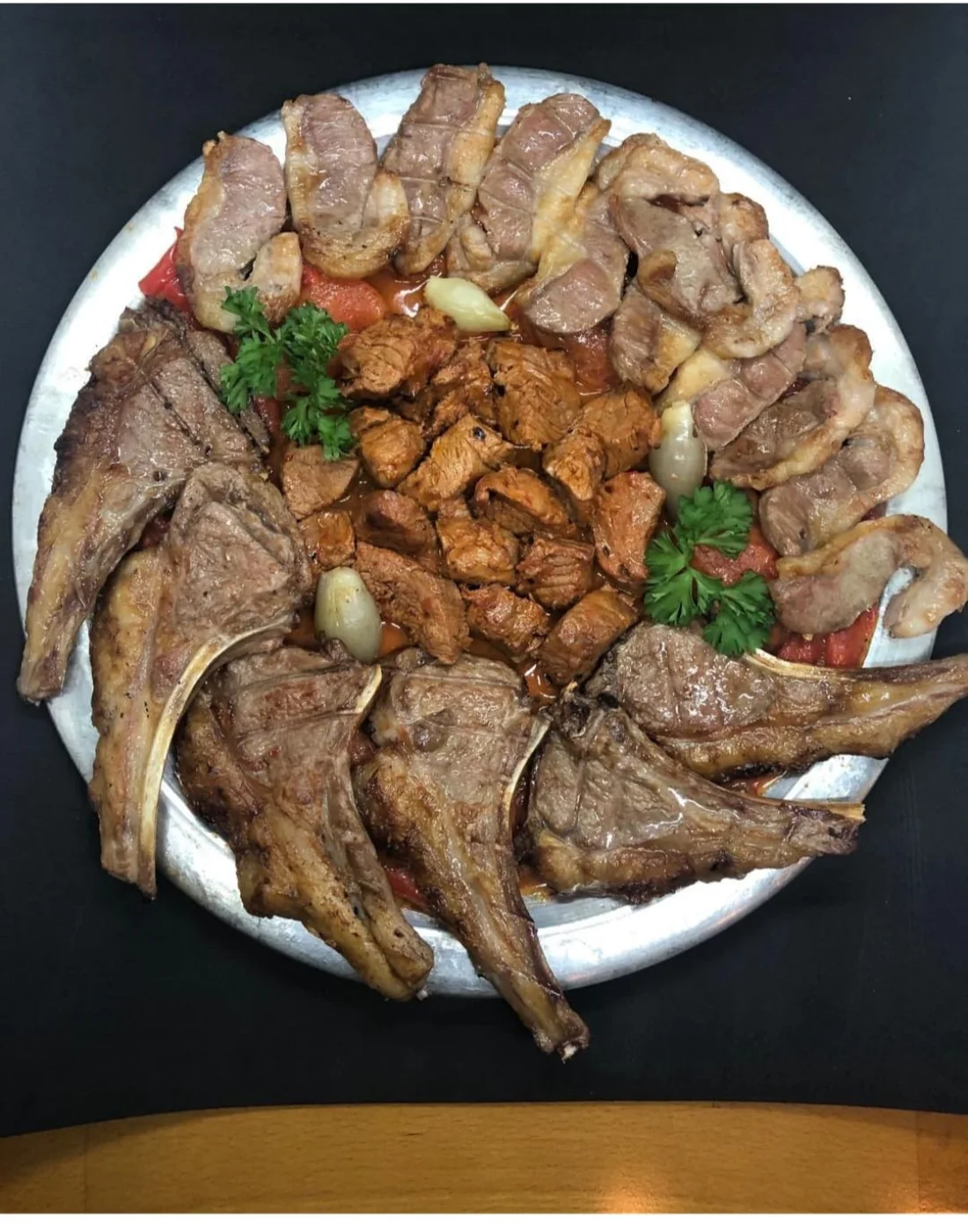 Chargrilled lamb cutlets